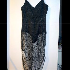 Black party one piece